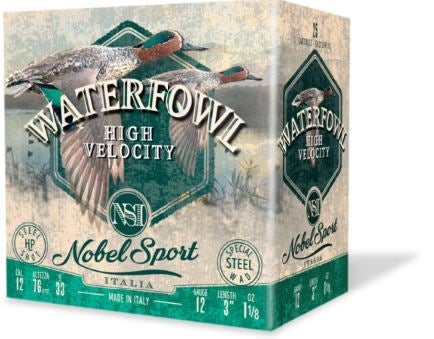 Nobel Sport Italia Steel Waterfowl High Velocity 12/76  TUKKULAATIKKO 250ptr
